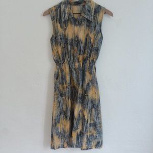 Vintage spring summer sleeveless dress